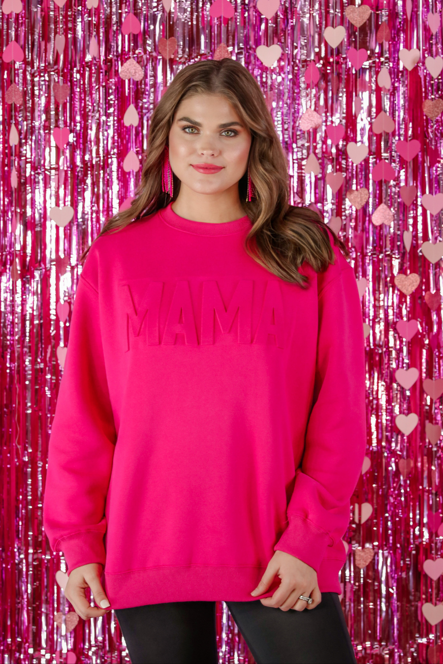 Mama Embossed Sweatshirt
