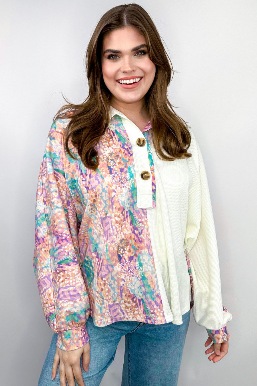 PREORDER-Day Dreamer Two Toned Top