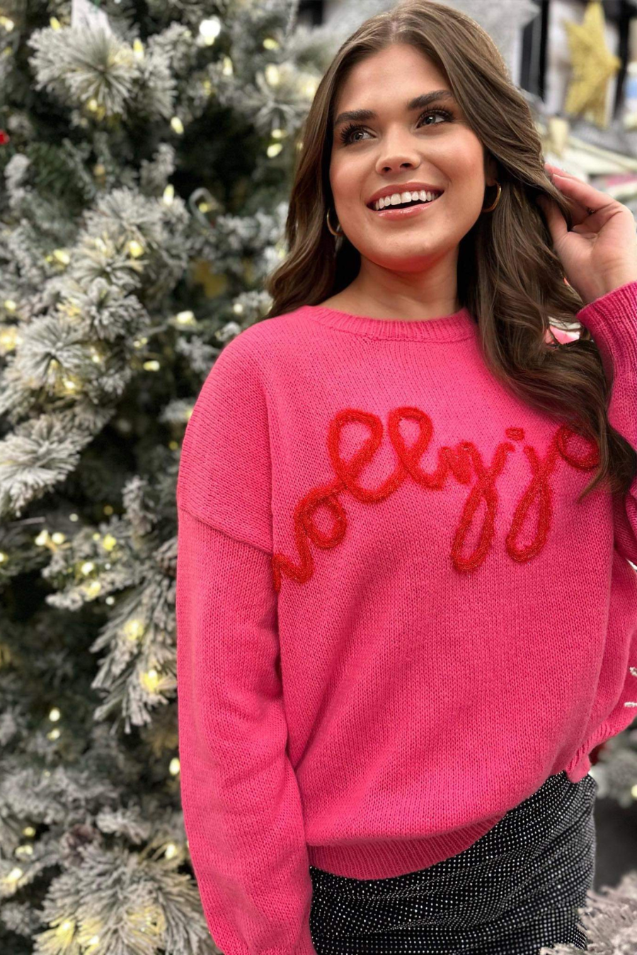Holly Jolly Tinsel Sweater