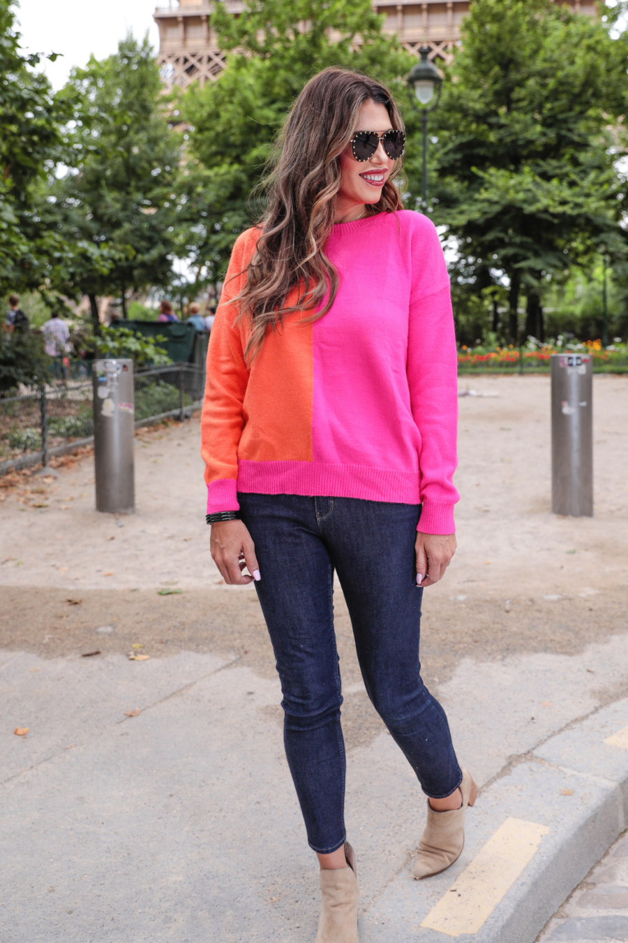 One And Only Two Toned Sweater