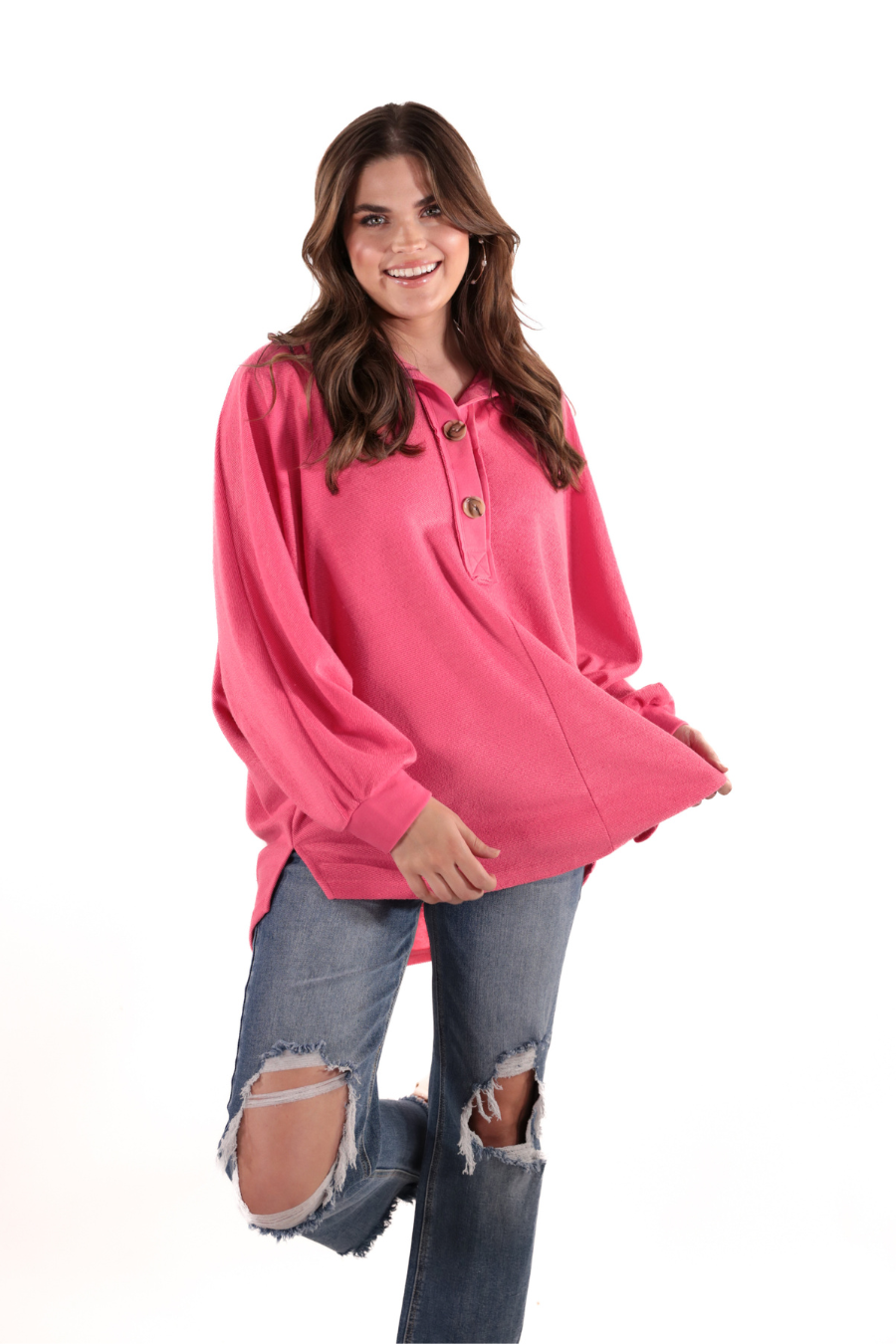 Harper Button Top - Jess Lea Wholesale