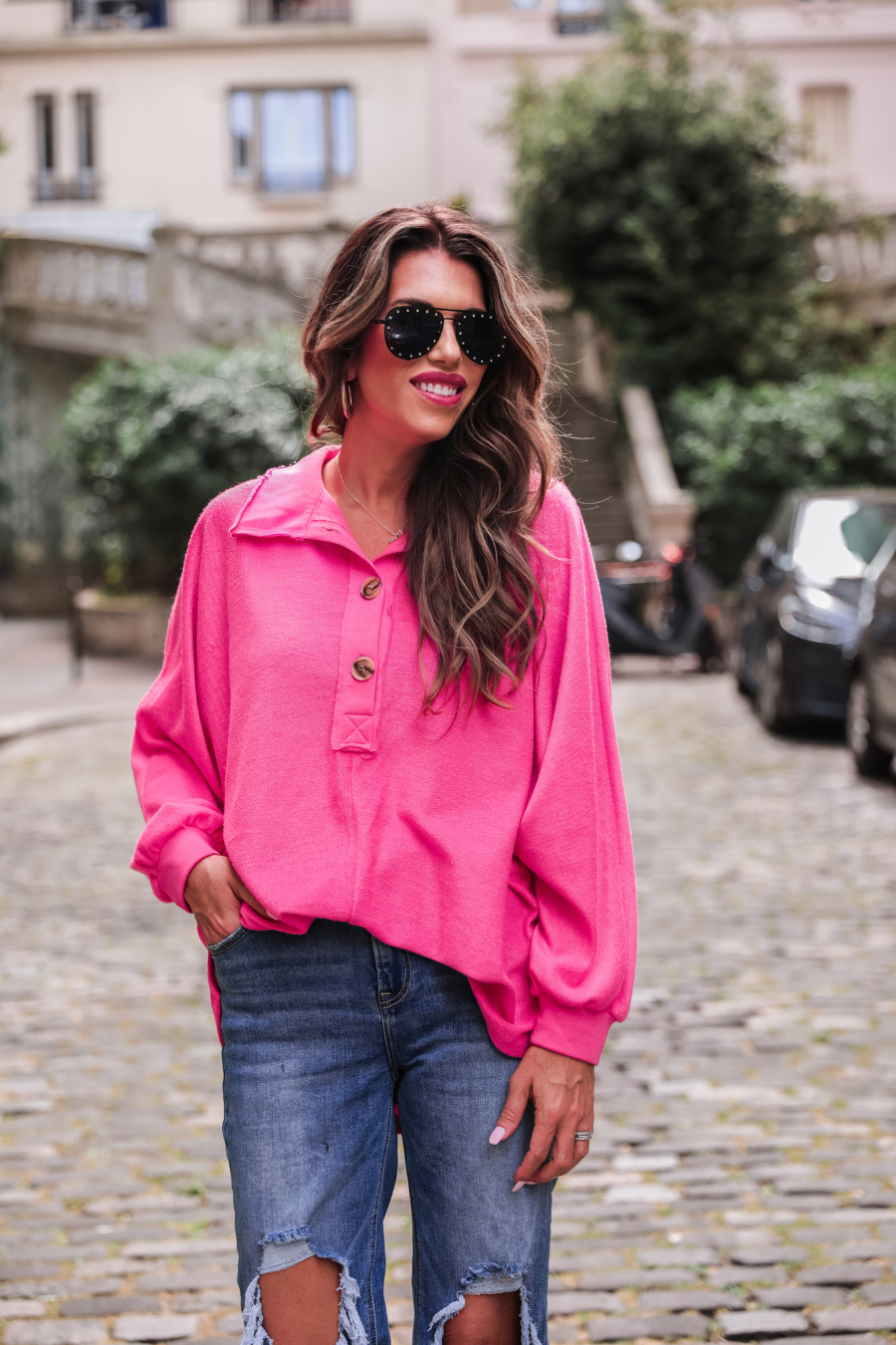 Harper Button Top - Jess Lea Wholesale