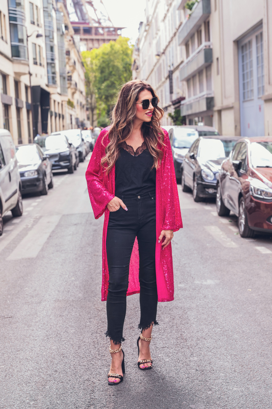 PREORDER-Give Me Sparkle Sequin Kimono