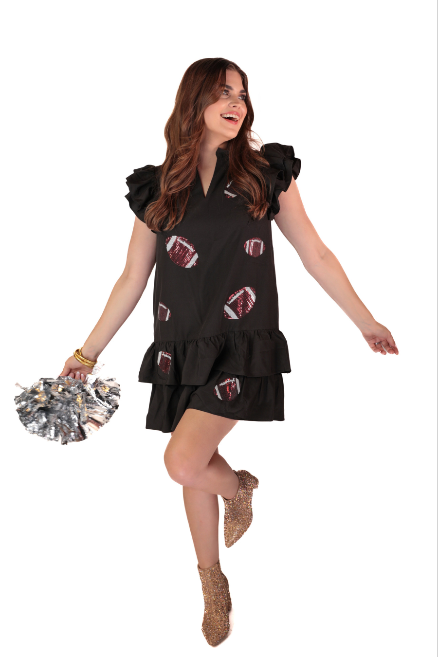 PREORDER-Football Fan Sequin Dress