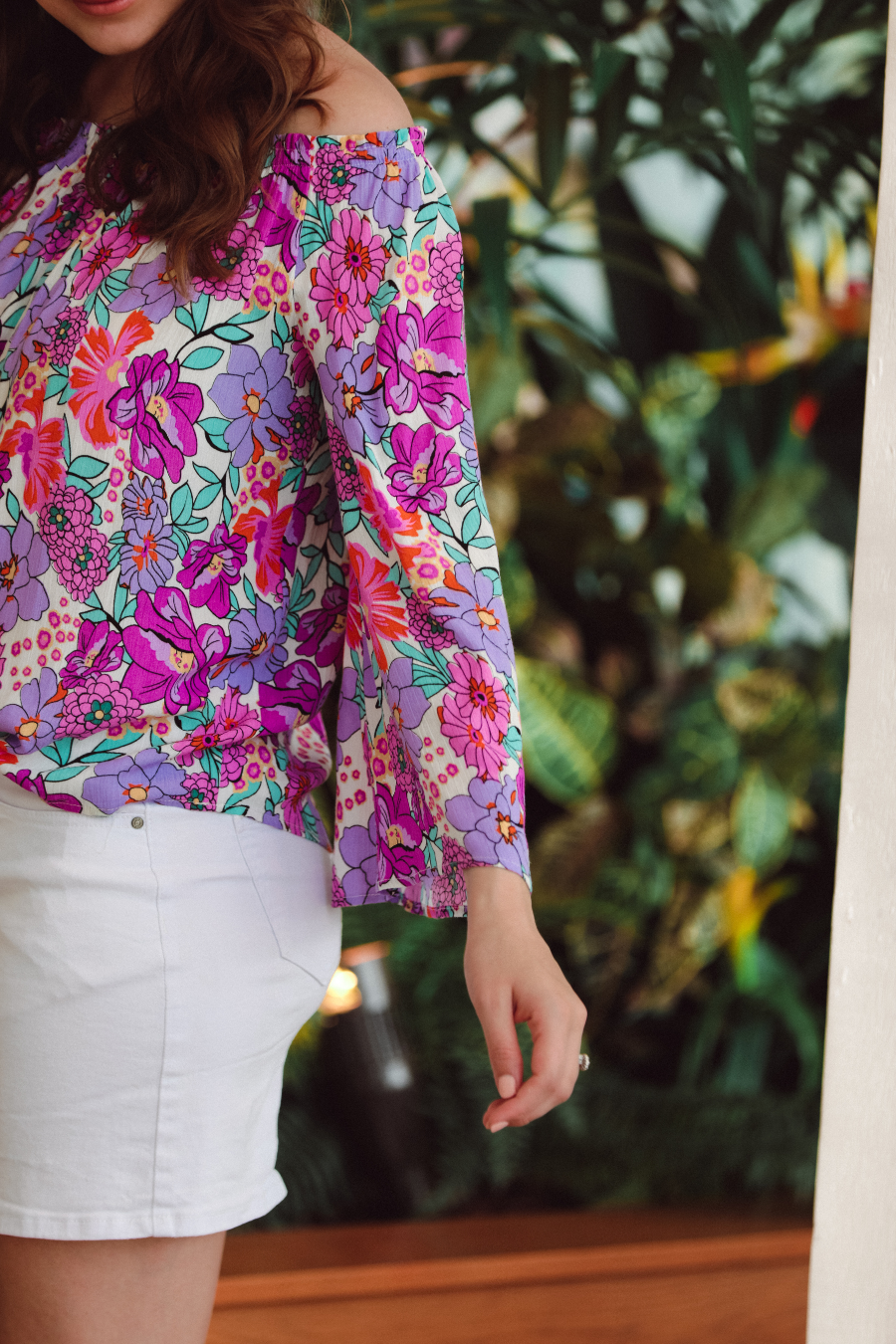 In Bloom Off The Shoulder Top