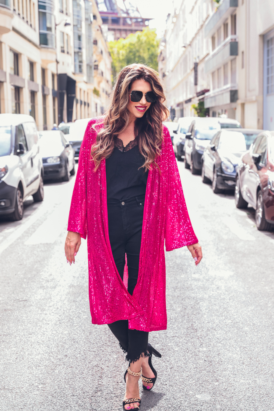 PREORDER-Give Me Sparkle Sequin Kimono