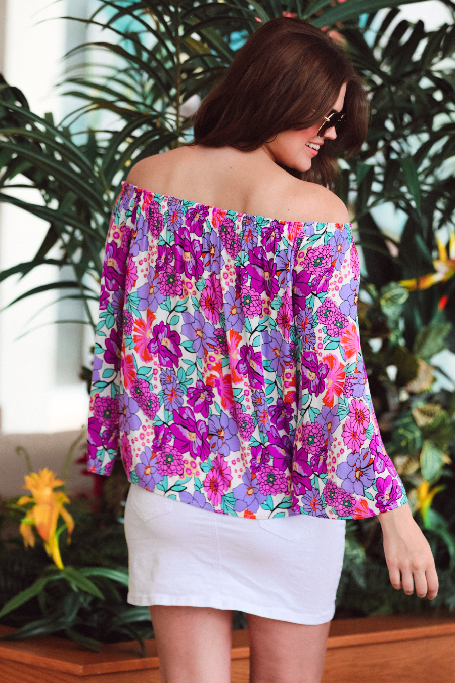 In Bloom Off The Shoulder Top