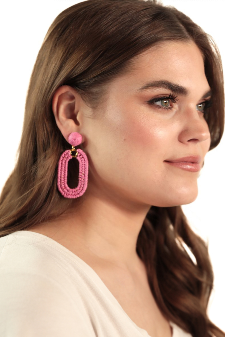 Lily Raffia Earrings