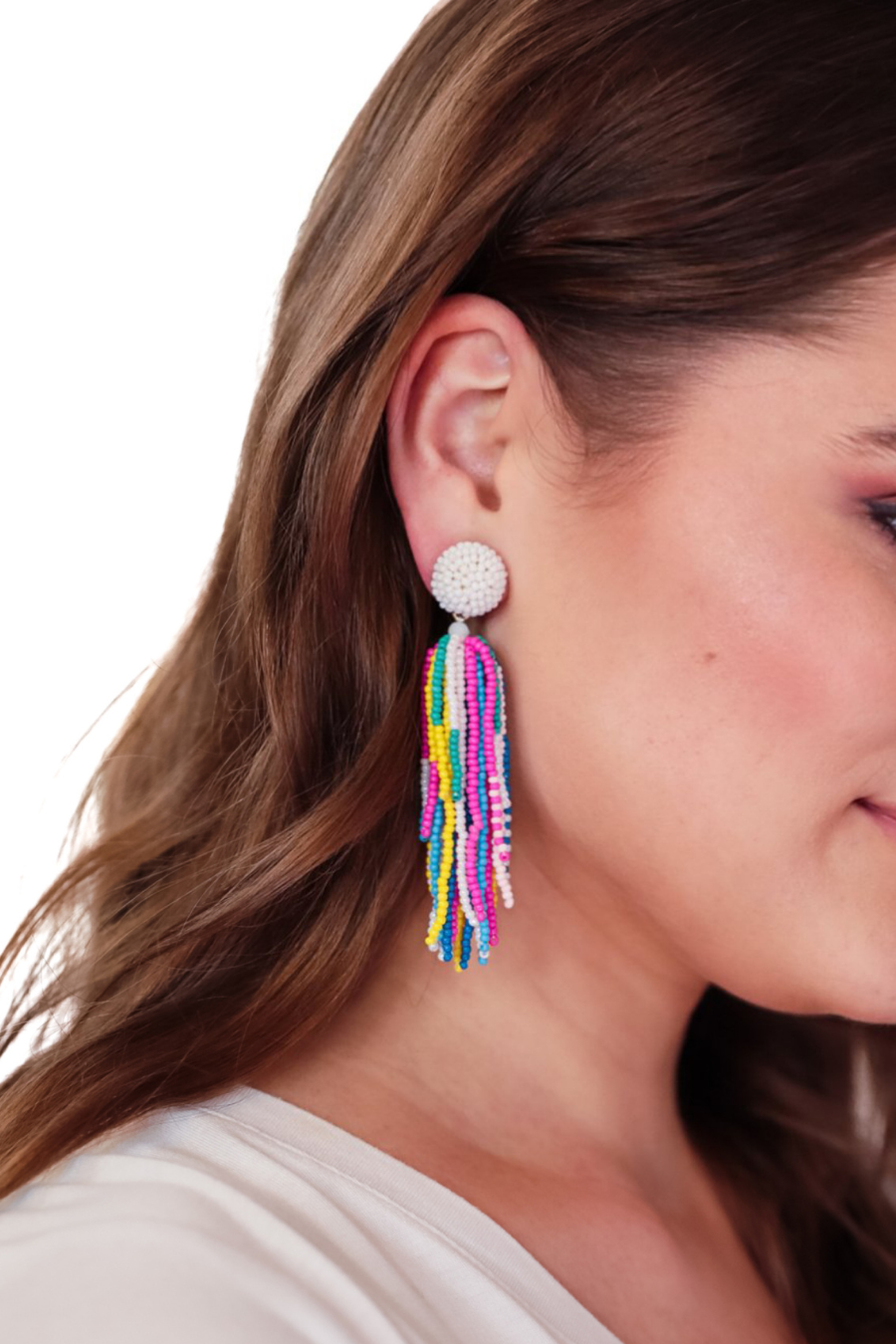 Fun And Done Beaded Earrings