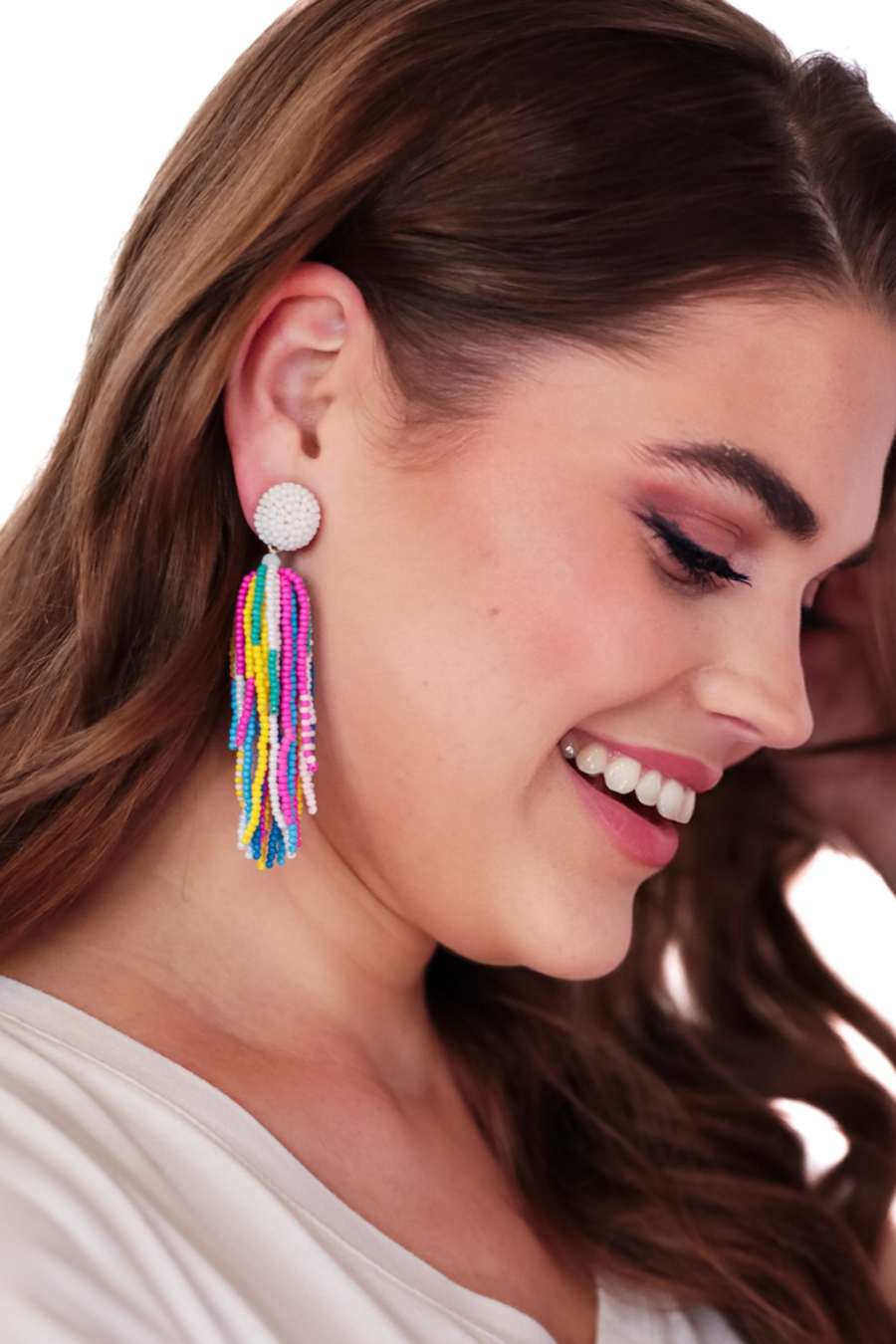 Fun And Done Beaded Earrings