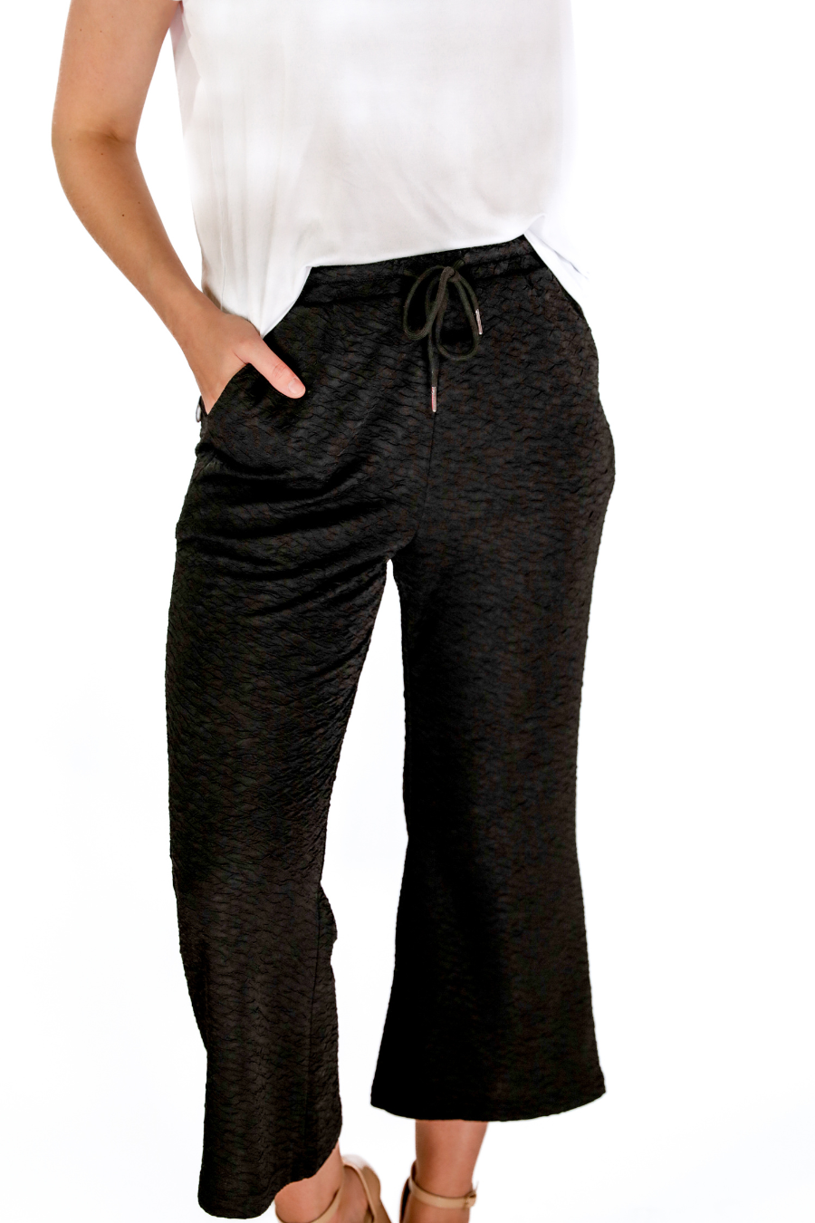 PREORDER-Time To Travel Textured Pants