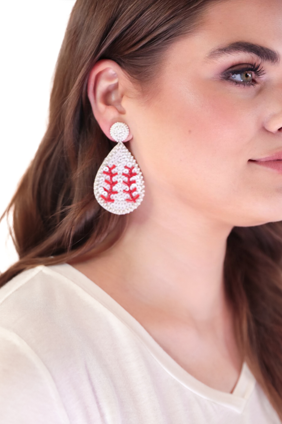 Feeling Sporty Beaded Earrings
