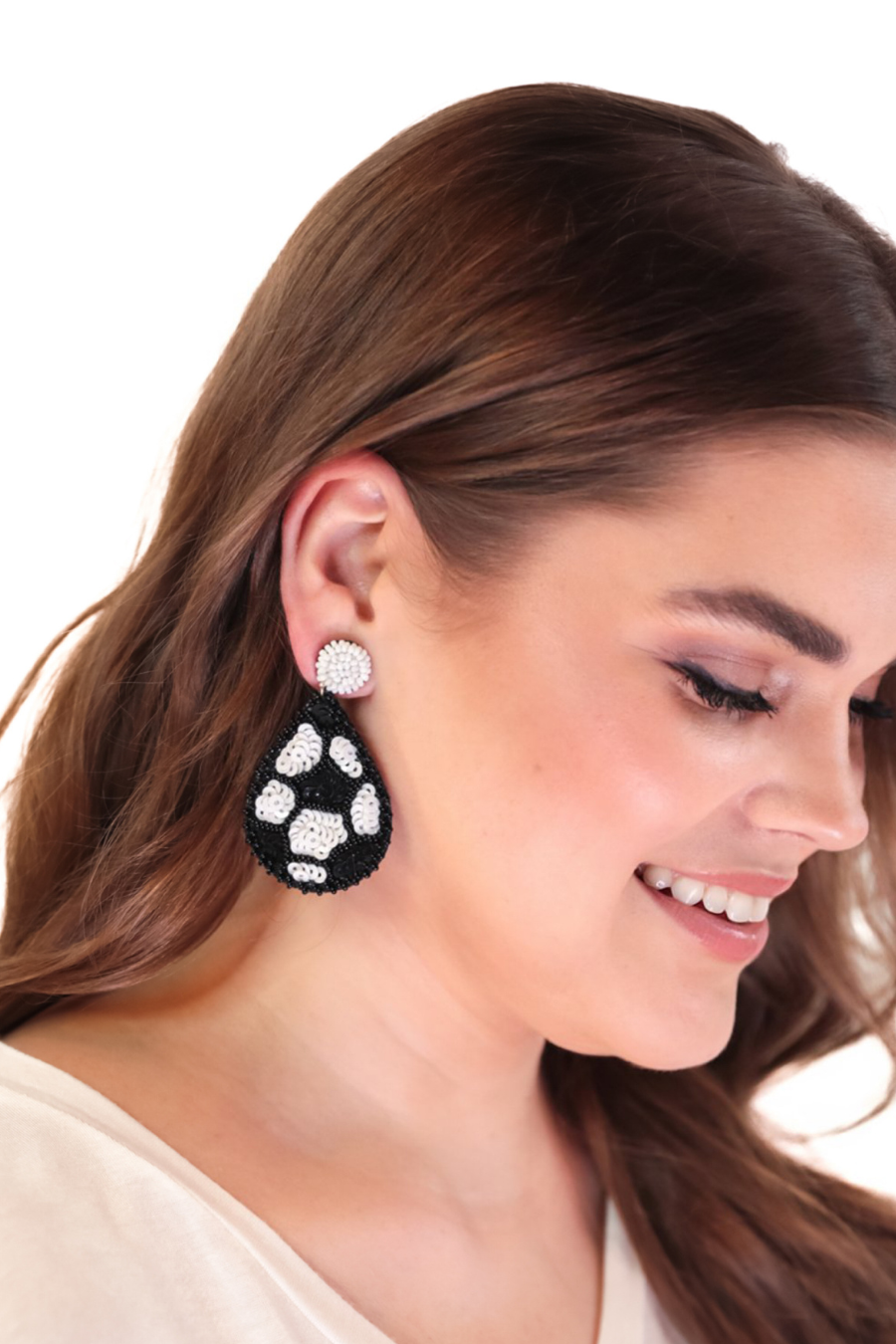 Feeling Sporty Beaded Earrings