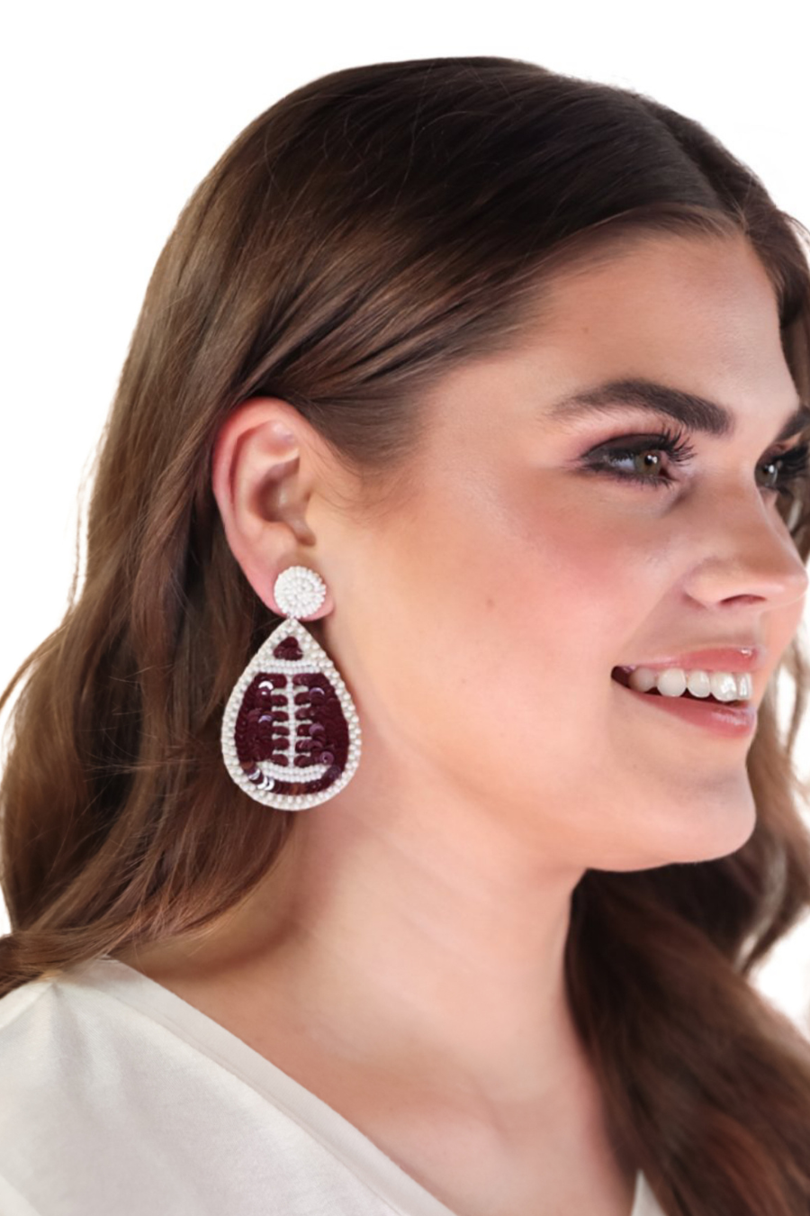 Feeling Sporty Beaded Earrings
