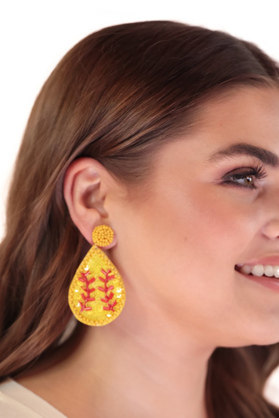 Feeling Sporty Beaded Earrings