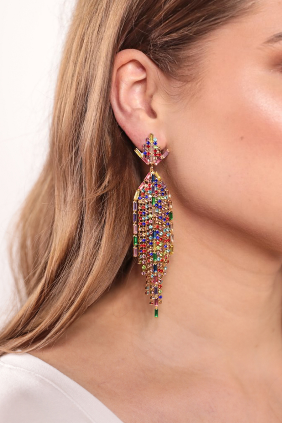 Sass Master Rhinestone Earrings