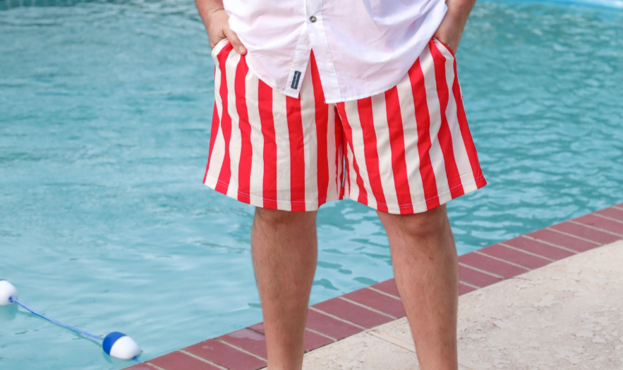 Mens Set Sail Swim Trunks