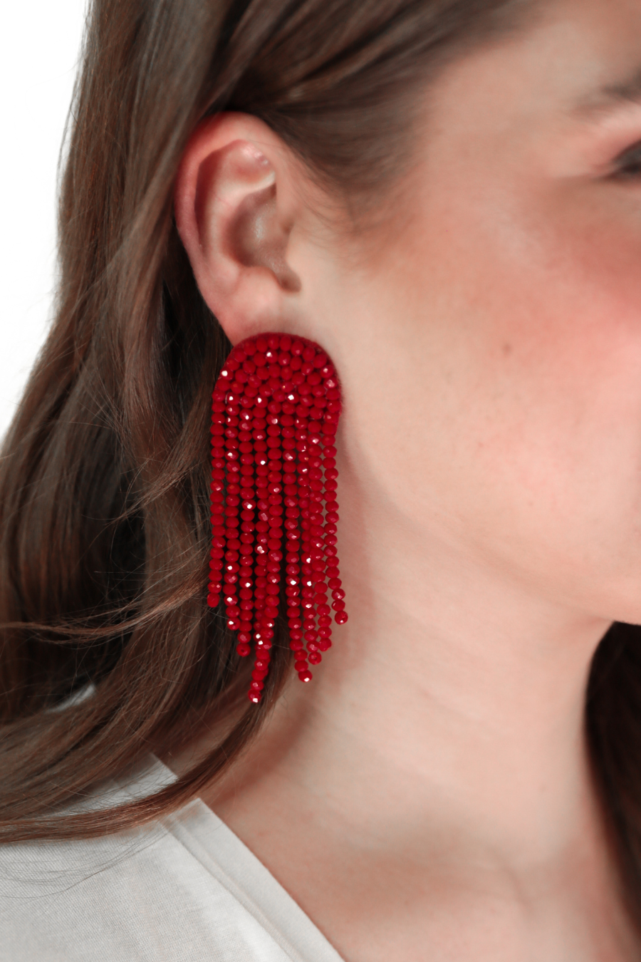 Feeling Spicy Beaded Earrings