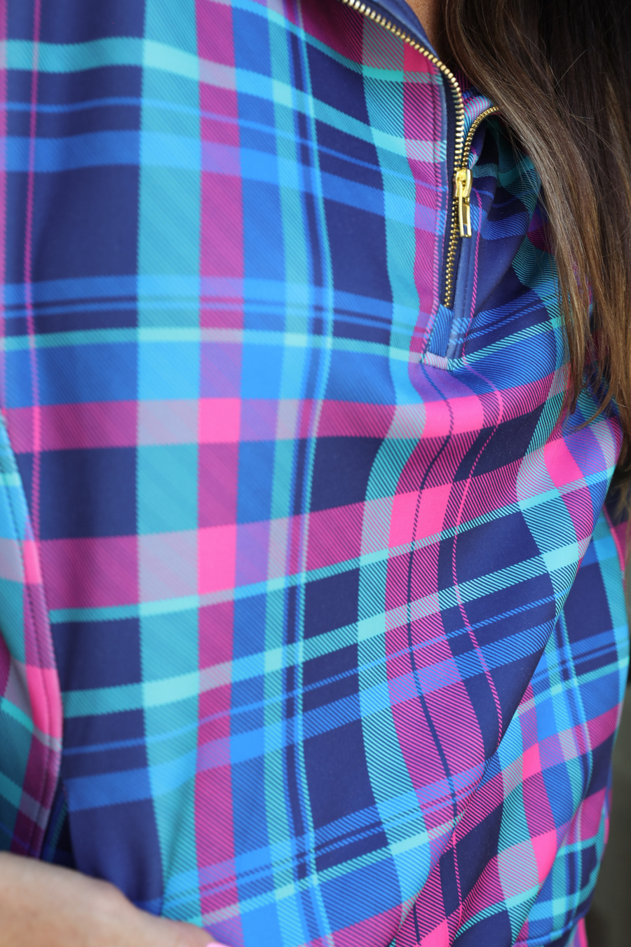 Everyday Pullover- Plaid Pop
