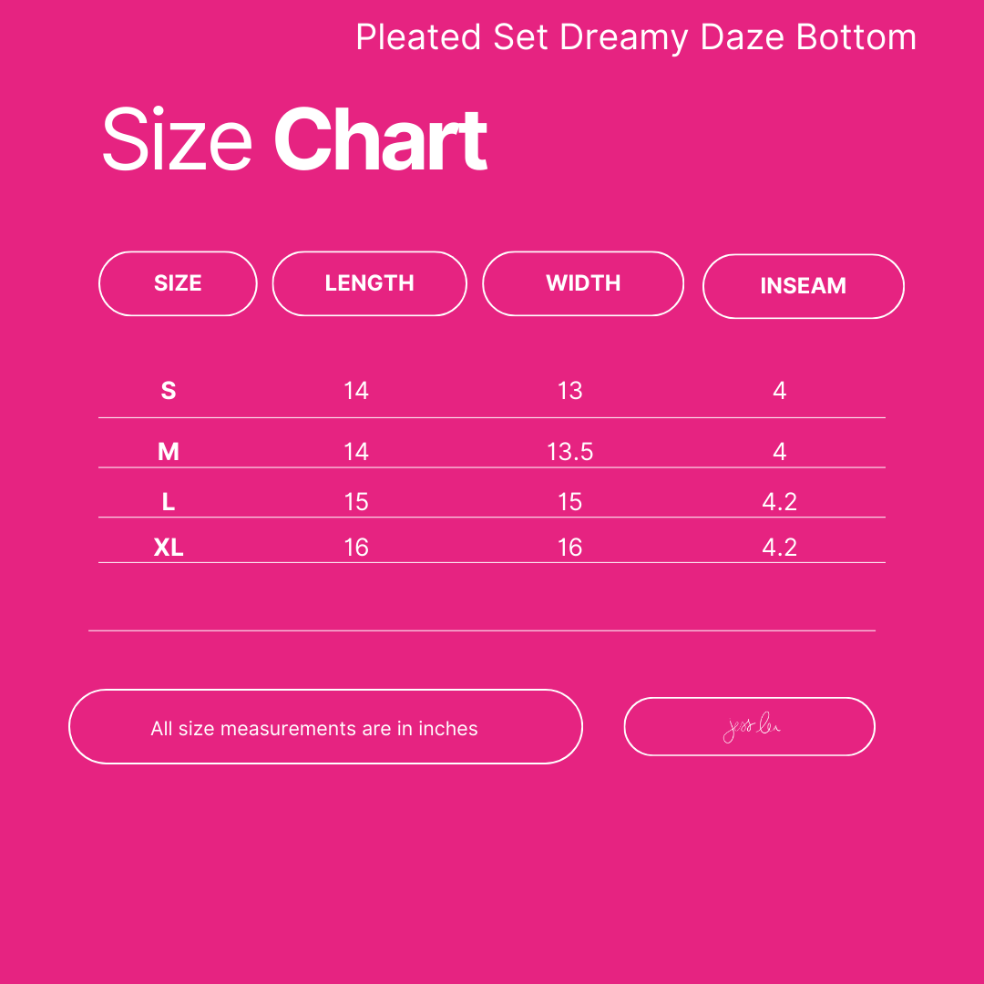 Dreamy Daze Pleated Set