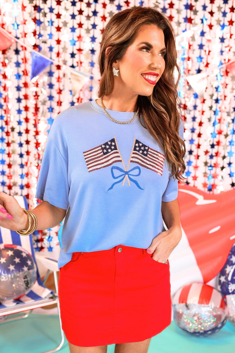 Flags And Flair Luxe Top