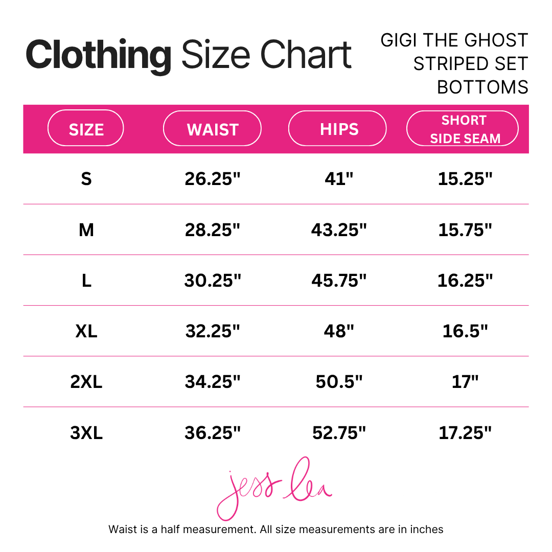 PREORDER- GiGi The Ghost Striped Set