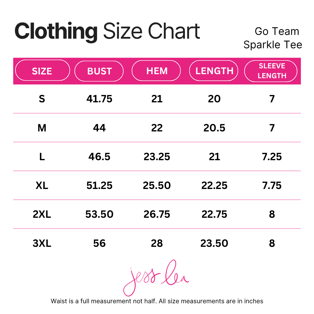 Go Team Sparkle Tee