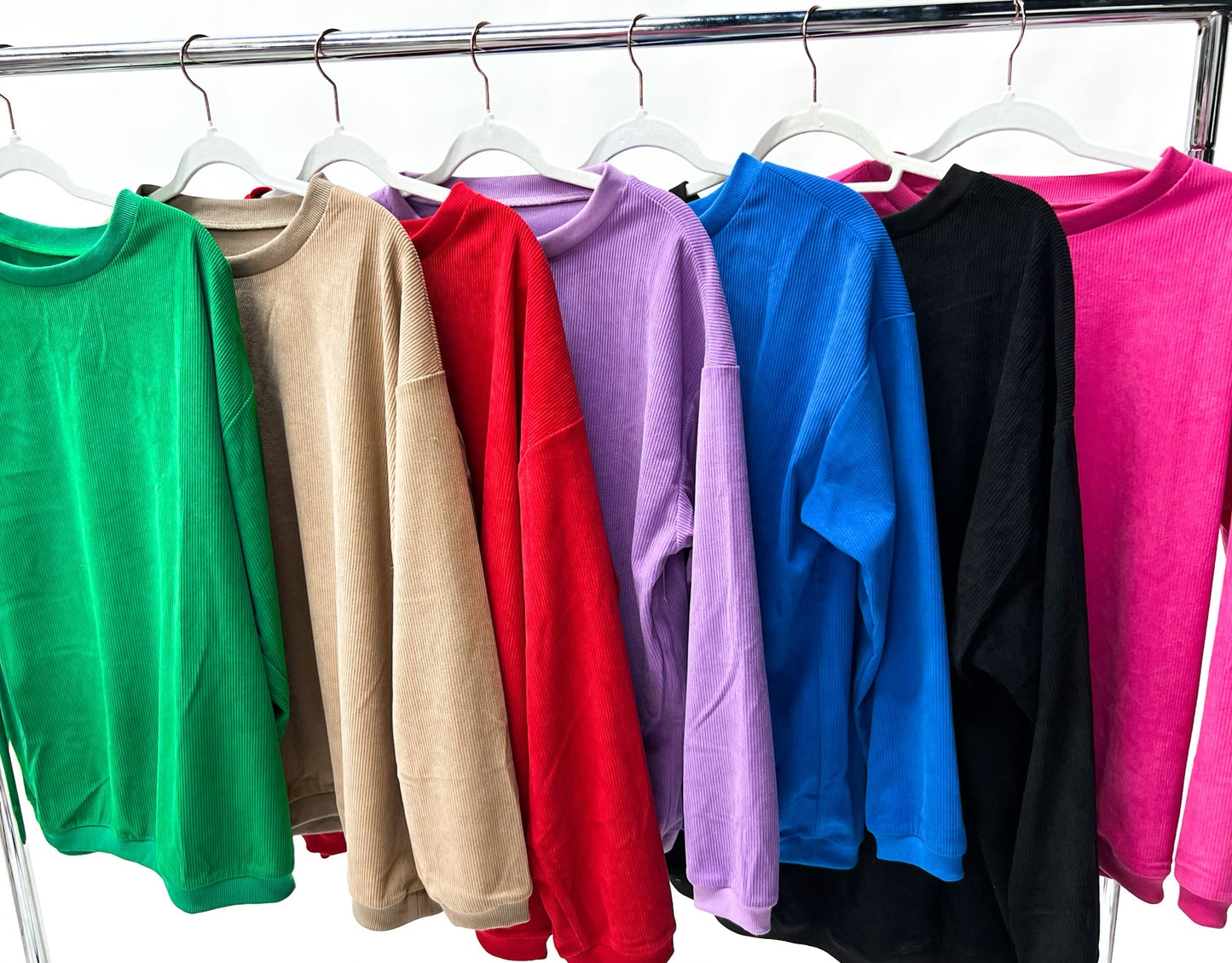 Beckham Corded Velvet Pullover