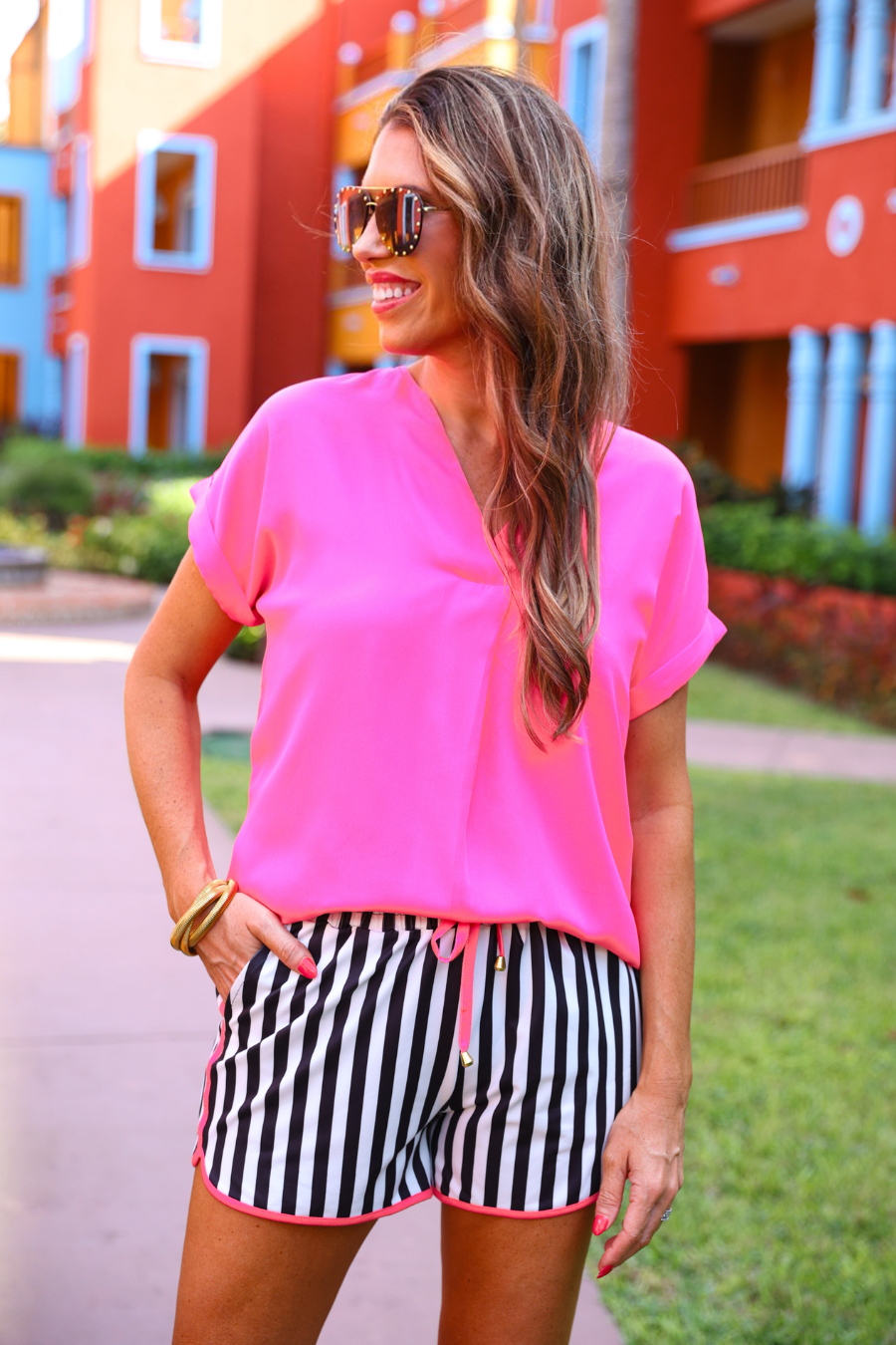 Rosemary Stripes Everyday Shorts