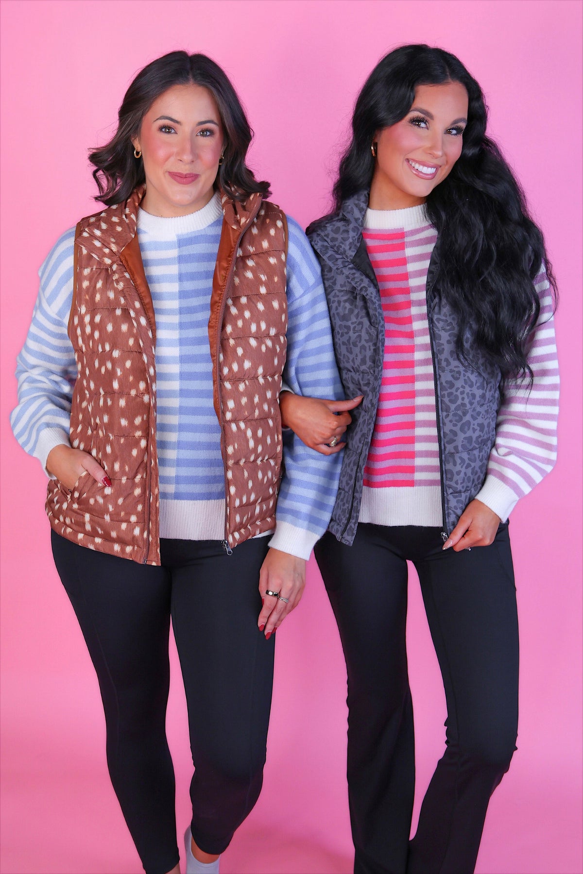 PREORDER- Delilah Puffer Vest- Oh Deer