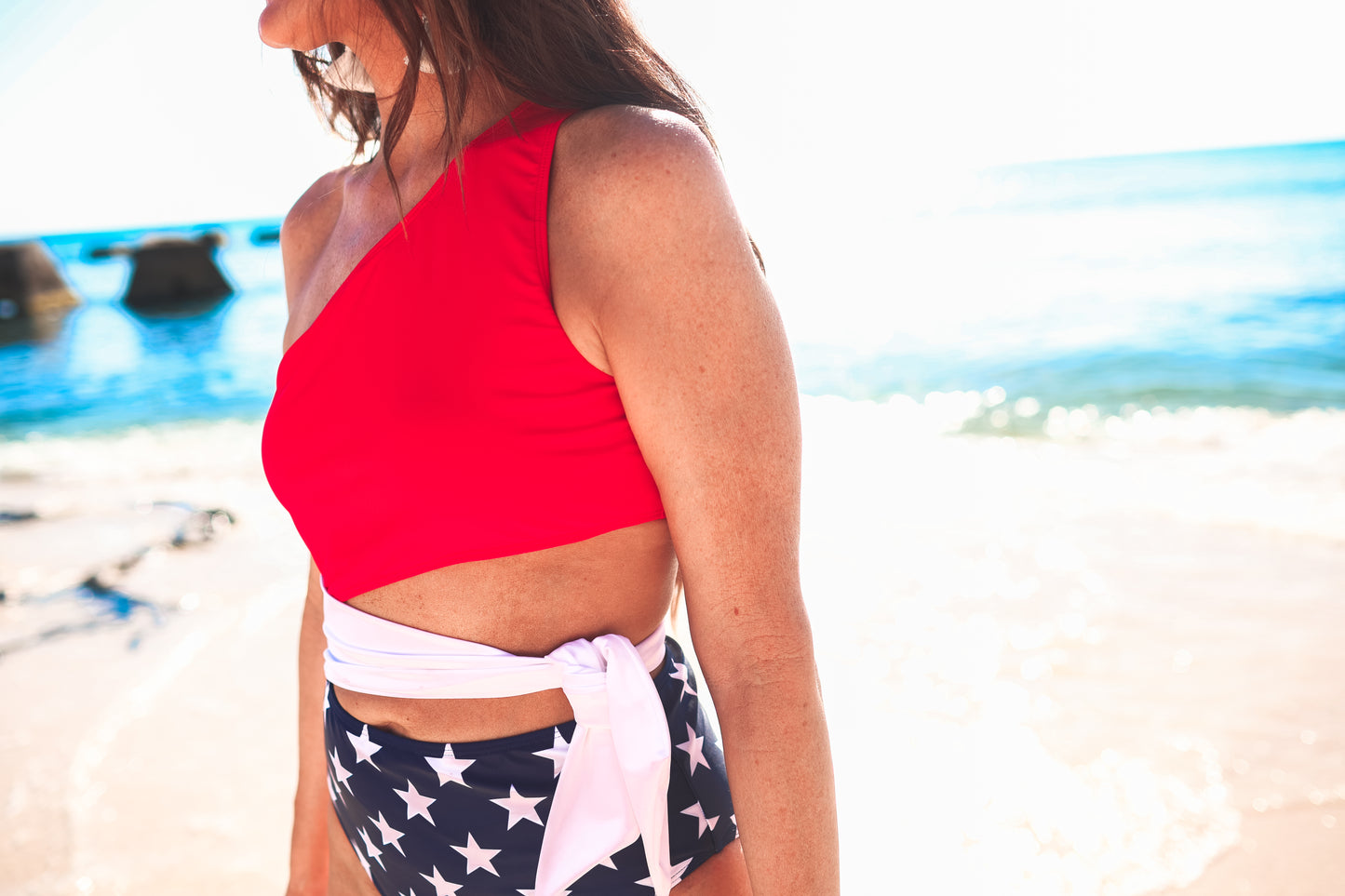 Liberty Island Tie Swimsuit