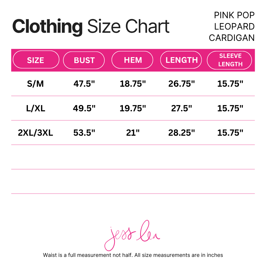 PREORDER- Pink Pop Leopard Cardigan