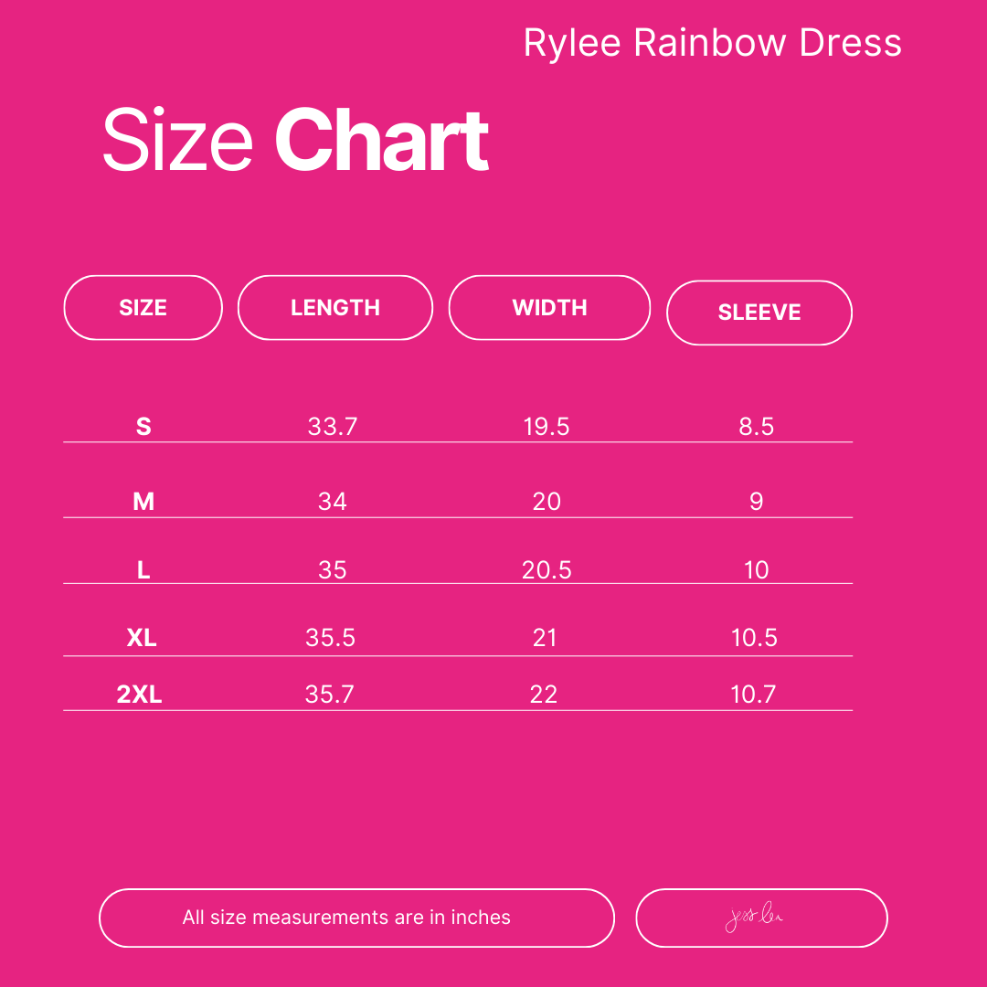 Rylee Rainbow Dress