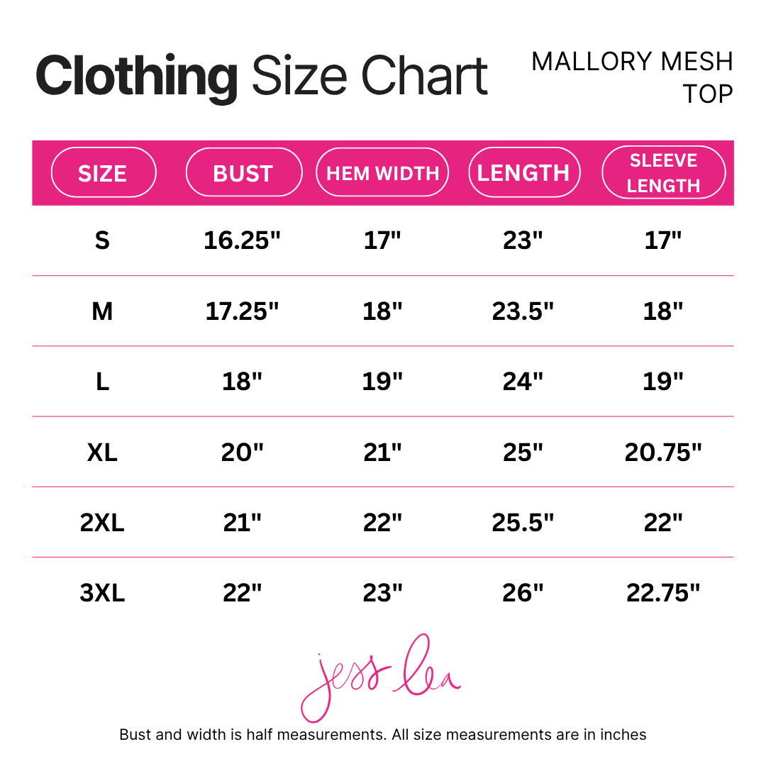 Mallory Mesh Glitter Top, Magenta