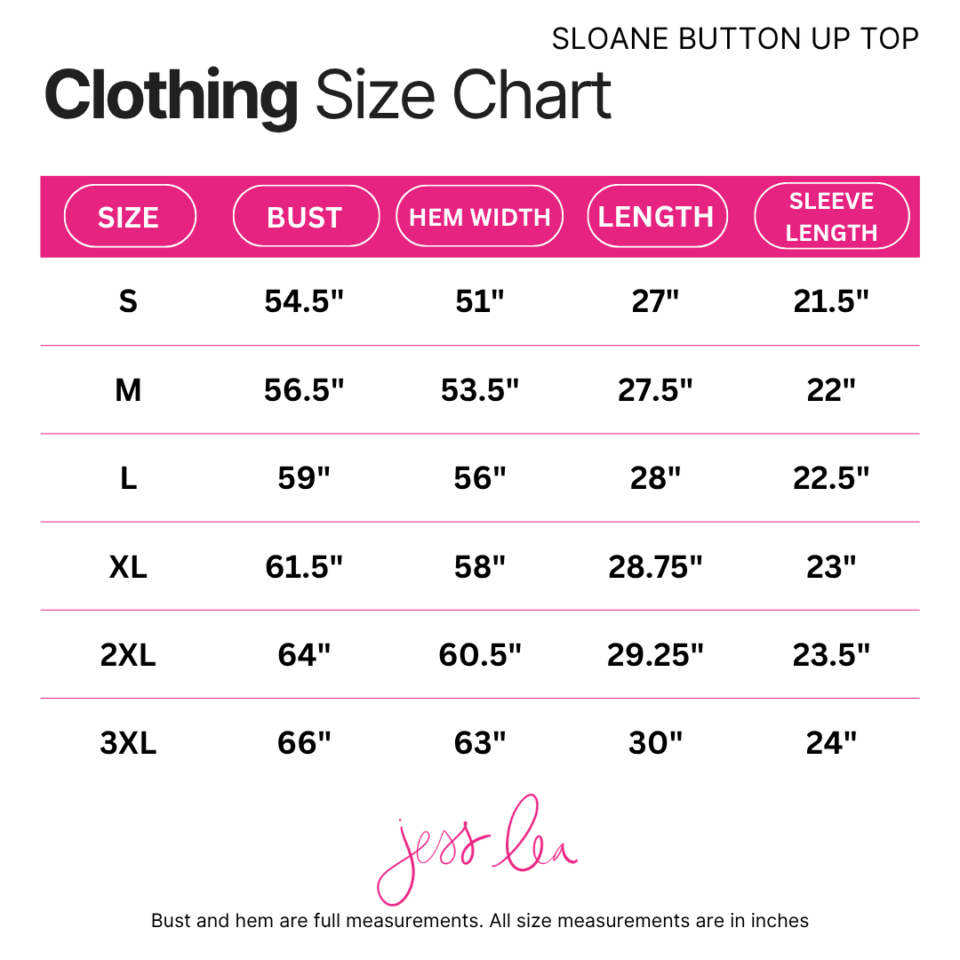 Sloane Button Up Top- Red
