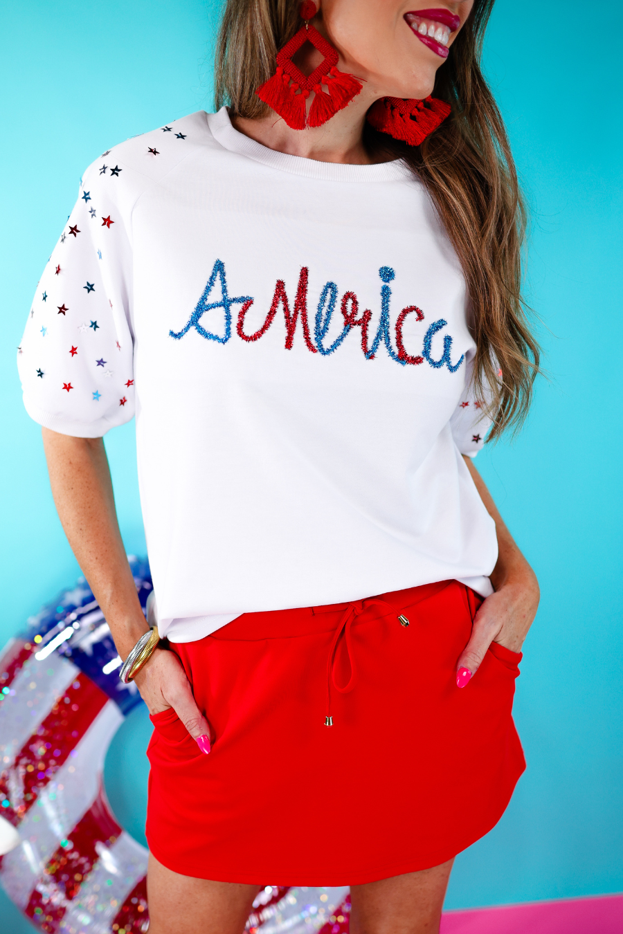 Dreaming In Stars Tinsel Top