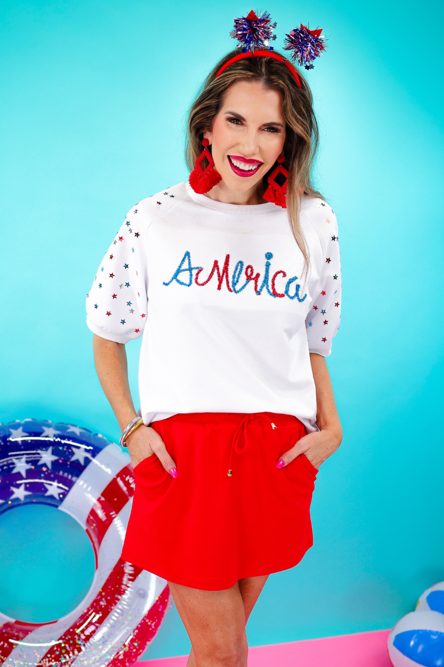 Dreaming In Stars Tinsel Top