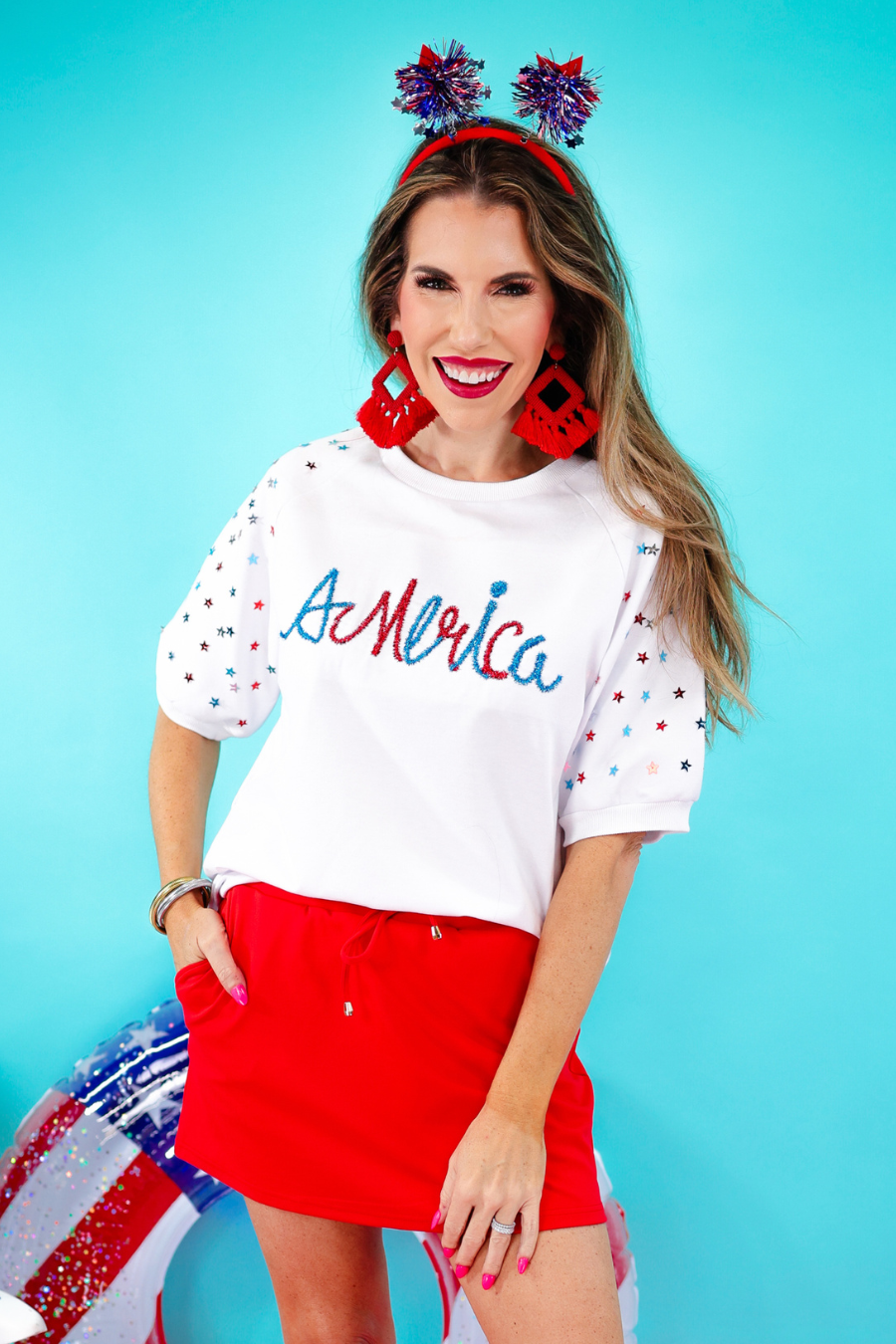 Dreaming In Stars Tinsel Top