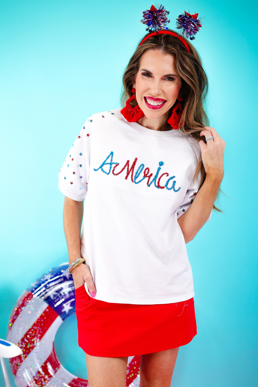 Dreaming In Stars Tinsel Top