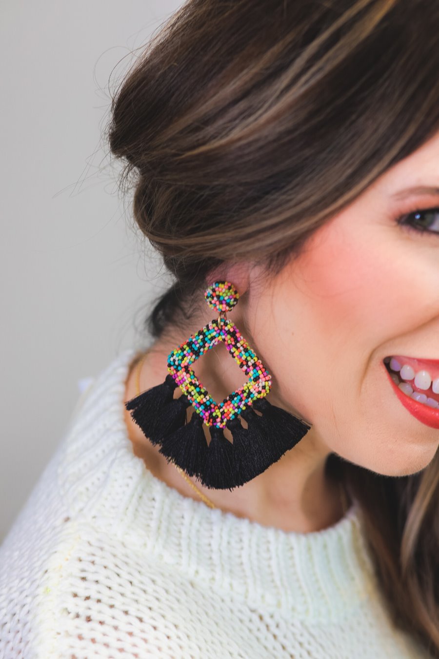 Ellie Fringe Drop Earrings - Jess Lea Wholesale
