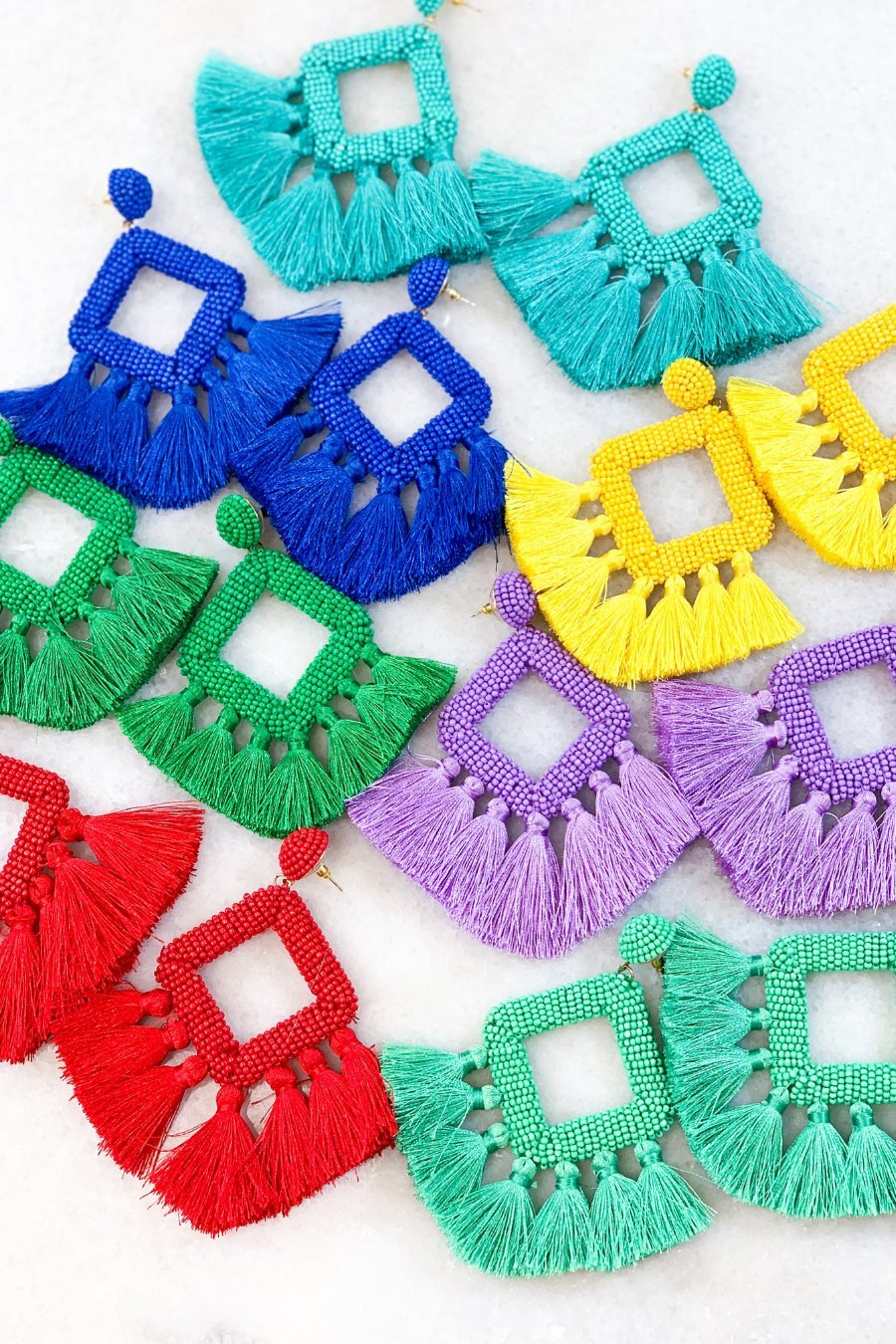 Ellie Fringe Drop Earrings - Jess Lea Wholesale