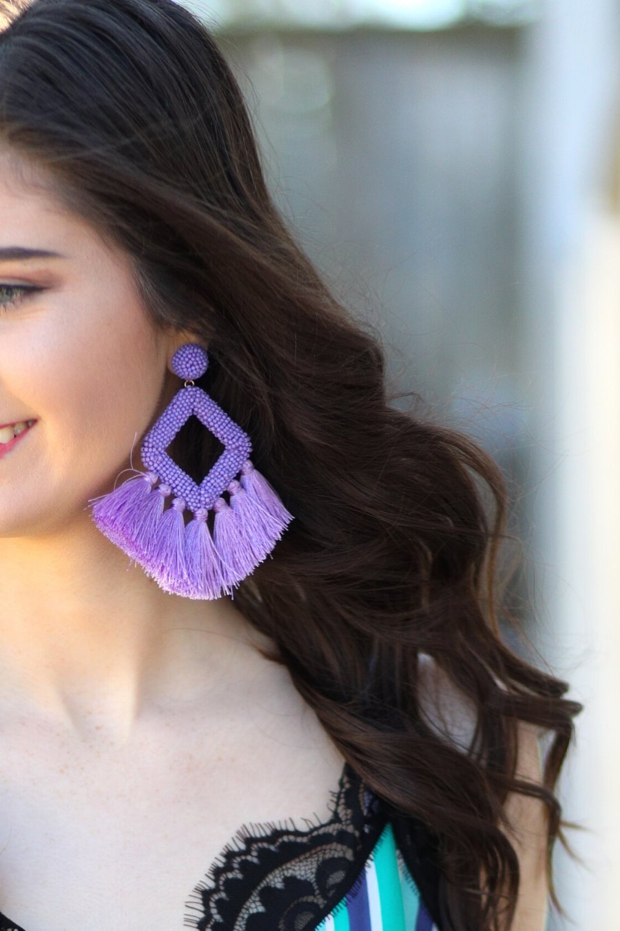 Ellie Fringe Drop Earrings - Jess Lea Wholesale