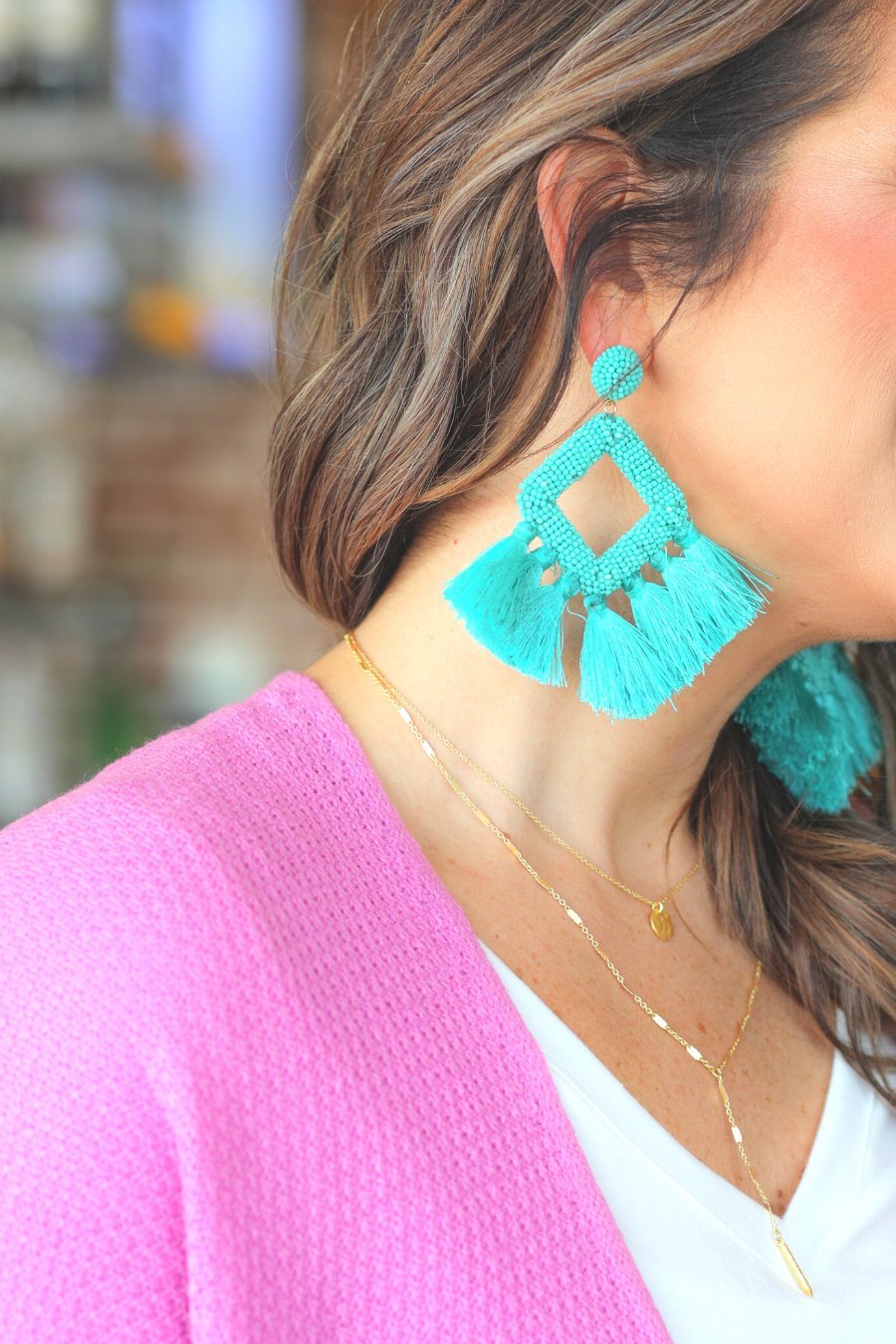Ellie Fringe Drop Earrings - Jess Lea Wholesale