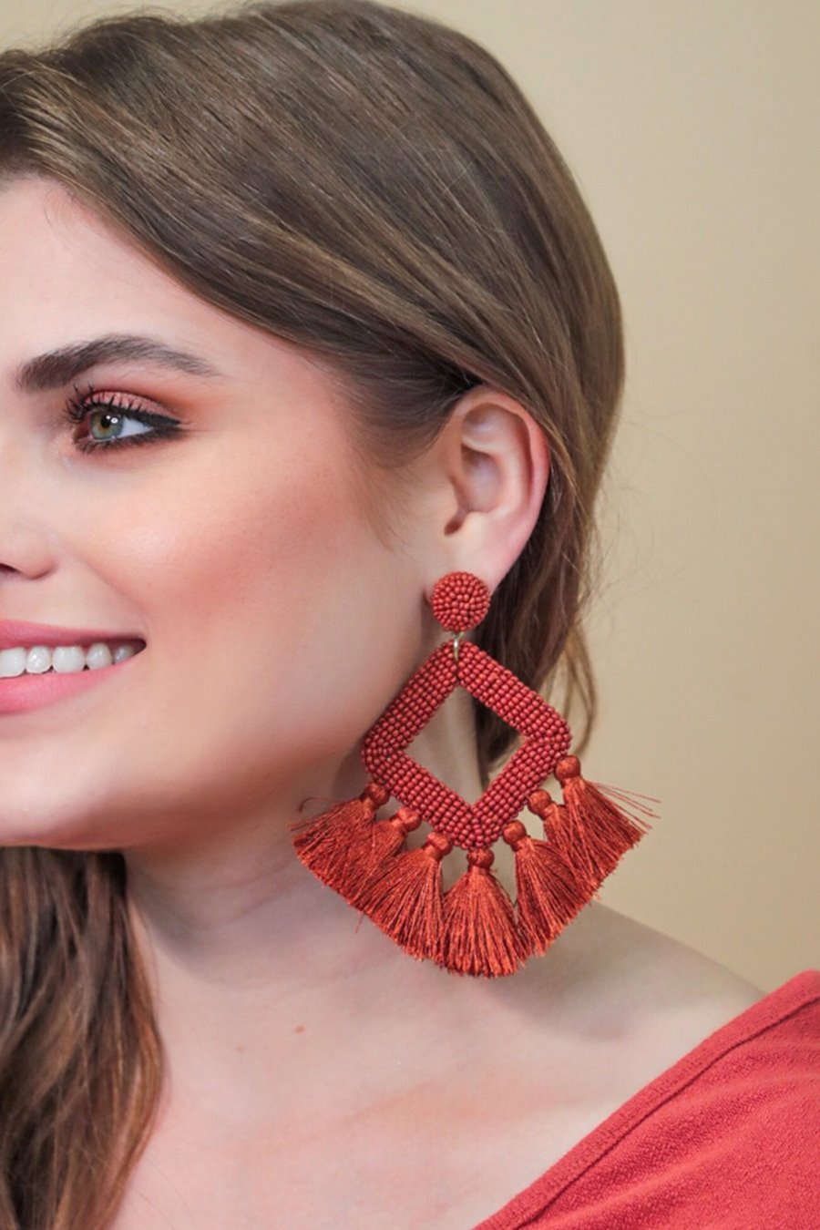 Ellie Fringe Drop Earrings - Jess Lea Wholesale