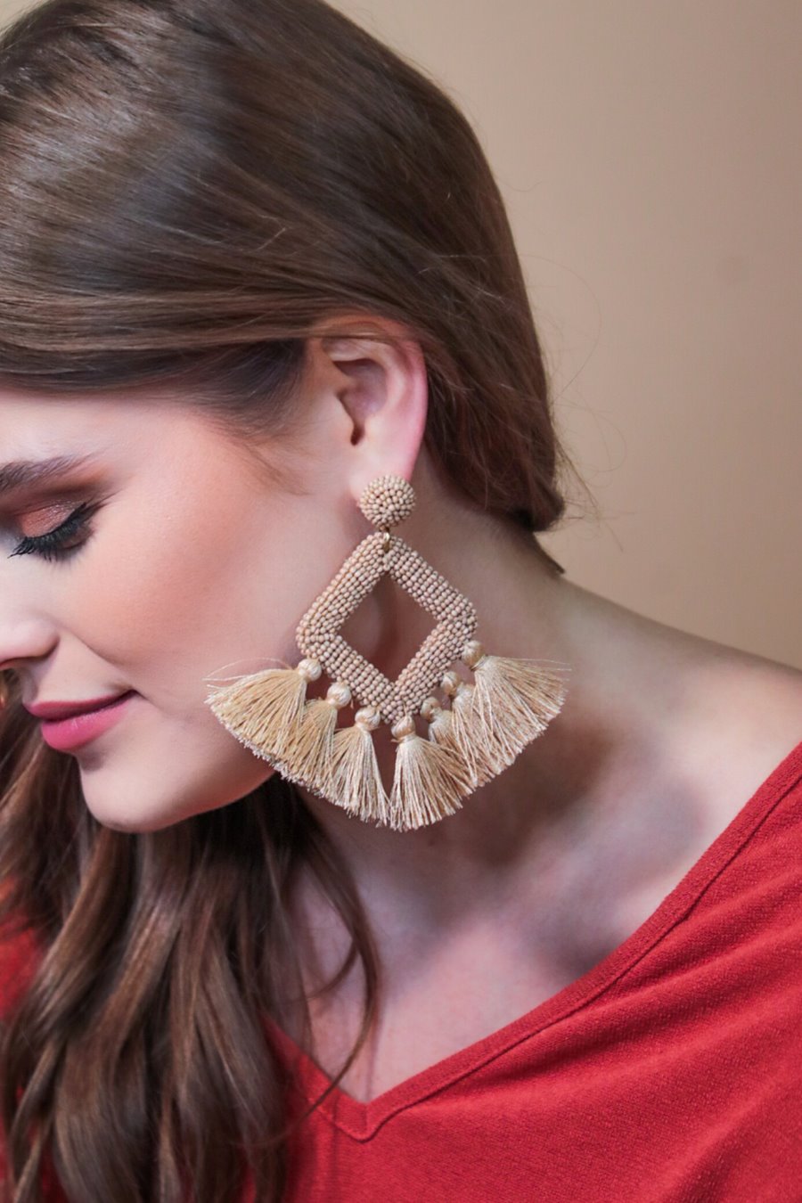 Ellie Fringe Drop Earrings - Jess Lea Wholesale