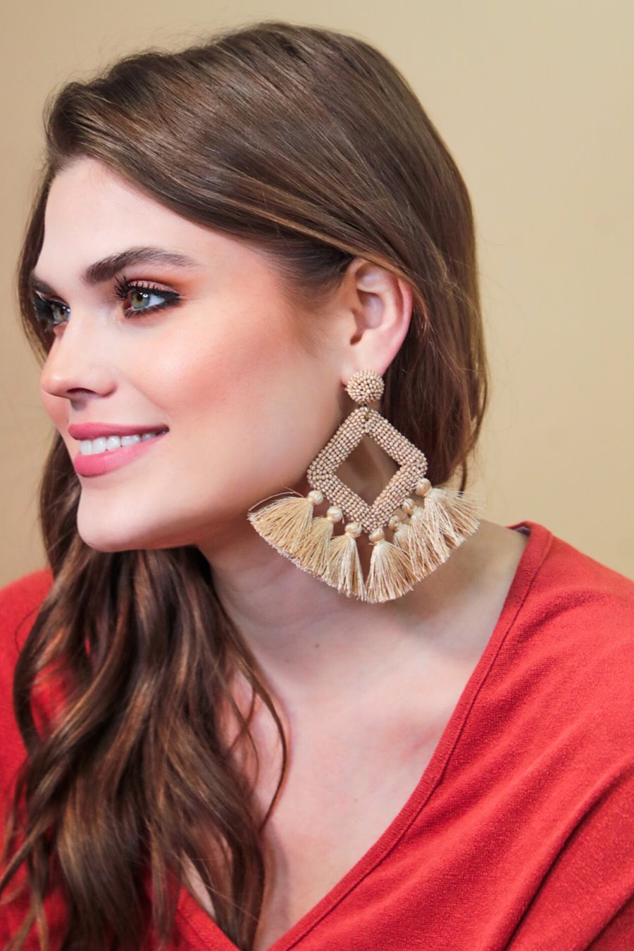 Ellie Fringe Drop Earrings - Jess Lea Wholesale
