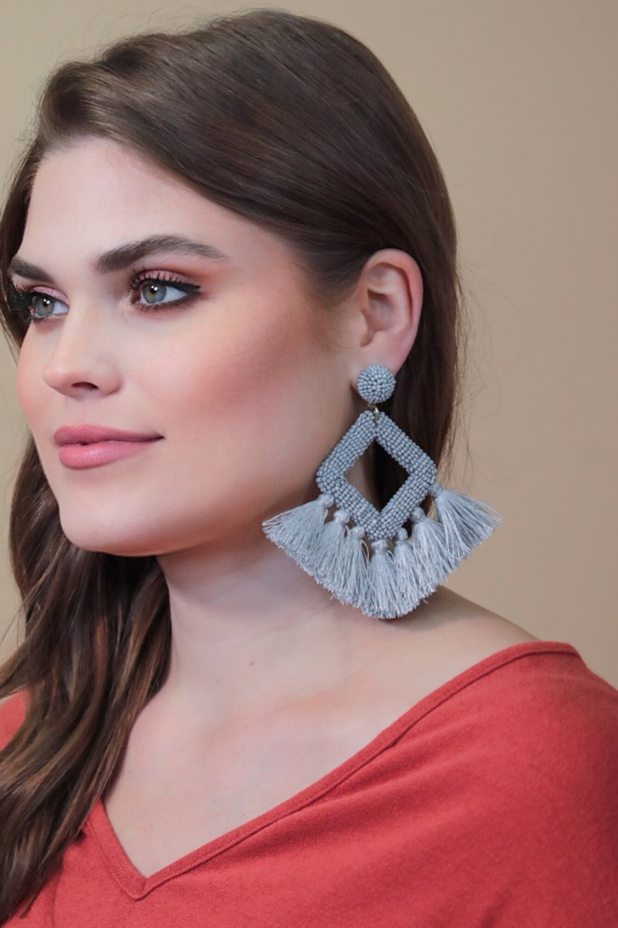 Ellie Fringe Drop Earrings - Jess Lea Wholesale