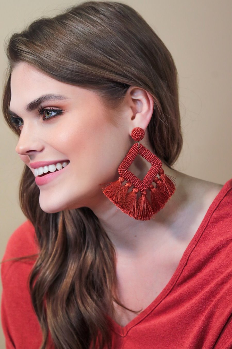 Ellie Fringe Drop Earrings - Jess Lea Wholesale