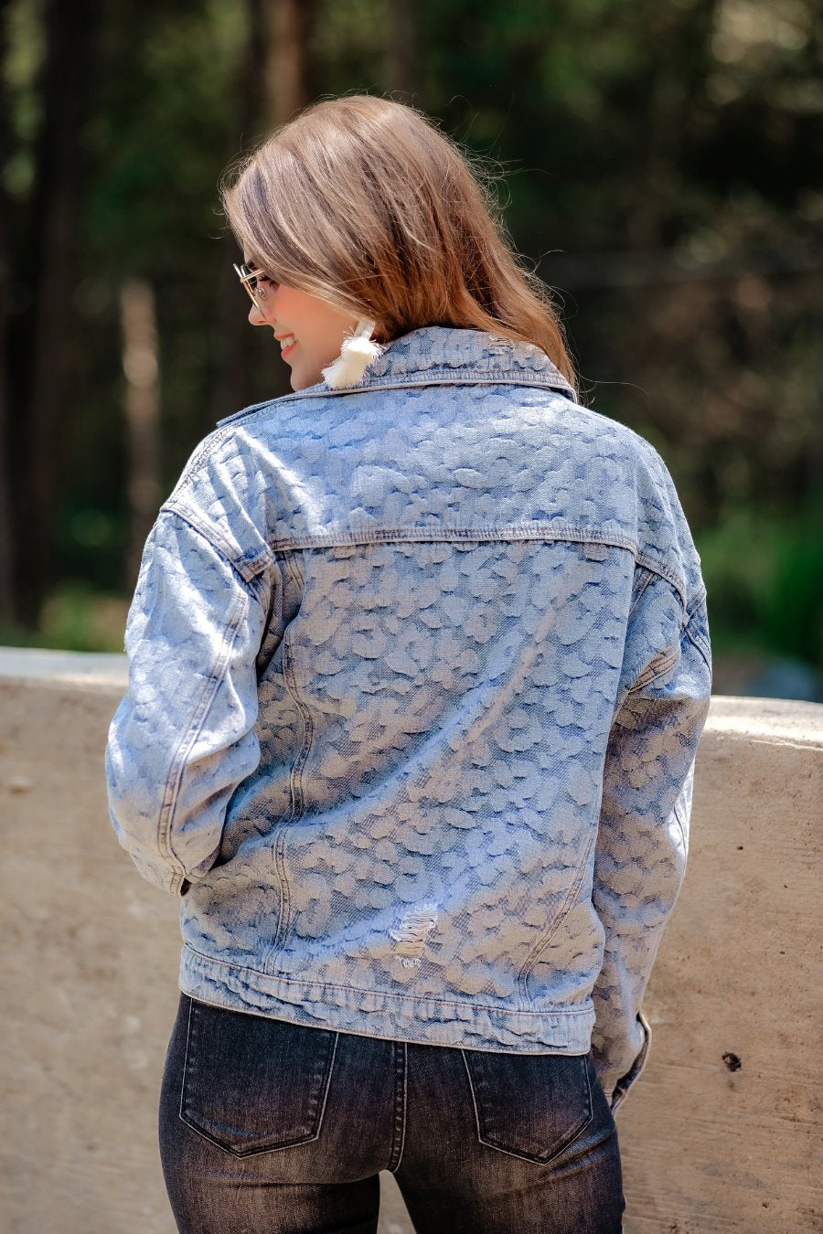 Layton Leopard Denim Jacket