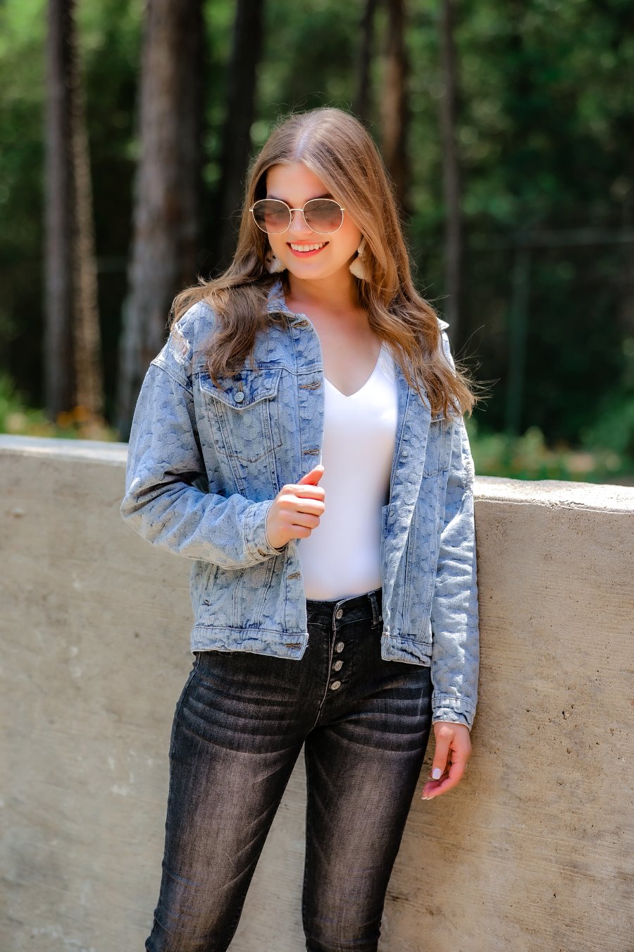 Layton Leopard Denim Jacket
